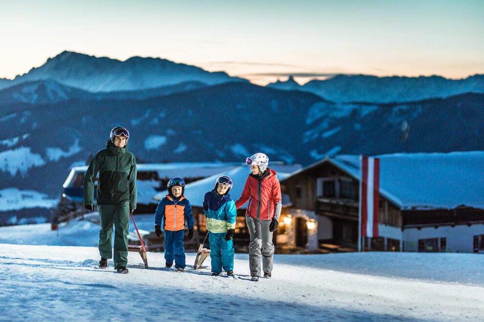 Rodeln - Winterurlaub in Radstadt, Salzburger Land